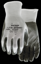 Watson Gloves 389-L - STEALTH LITE SPEED NITRILE PALM NYLON SHELL COATED - L