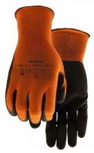 Watson Gloves 397X6-L - STEALTH HEAVY ARTILLERY CRINKLE LATEX HI VIS 6 PACK COATED - L