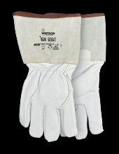 Watson Gloves 549-L - VAN GOAT A6 CUTSHIELD FULLGRAIN GOAT GAUNTLET - L