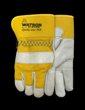 Watson Gloves 94003I-L - PUFF DADDY FULLGRAIN COW SHERPA LINED COMBO - L