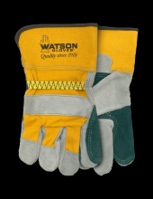 Watson Gloves C281G - MAD DOG SPLIT COW DOUBLE PALM COMBO