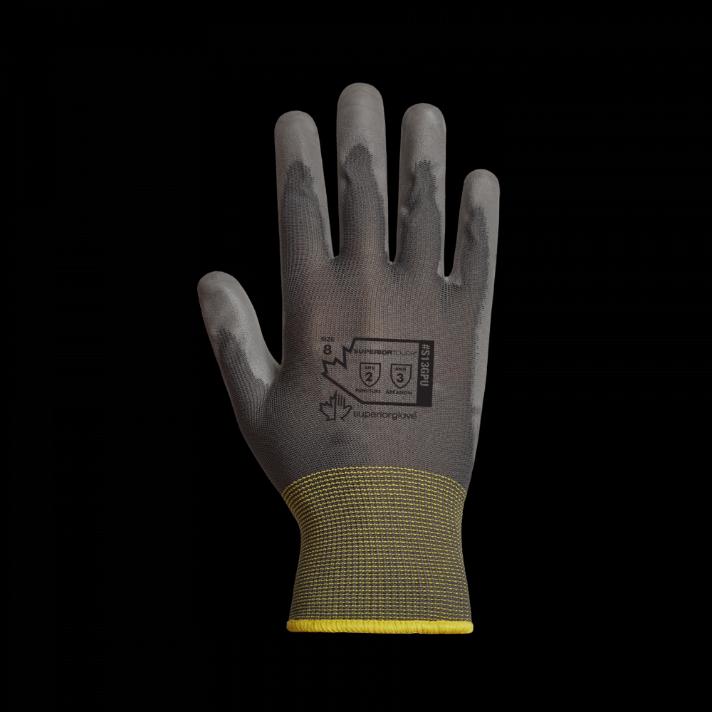 LOW LINT NYLON + PU PALMS<span class=' ItemWarning' style='display:block;'>Item is usually in stock, but we&#39;ll be in touch if there&#39;s a problem<br /></span>