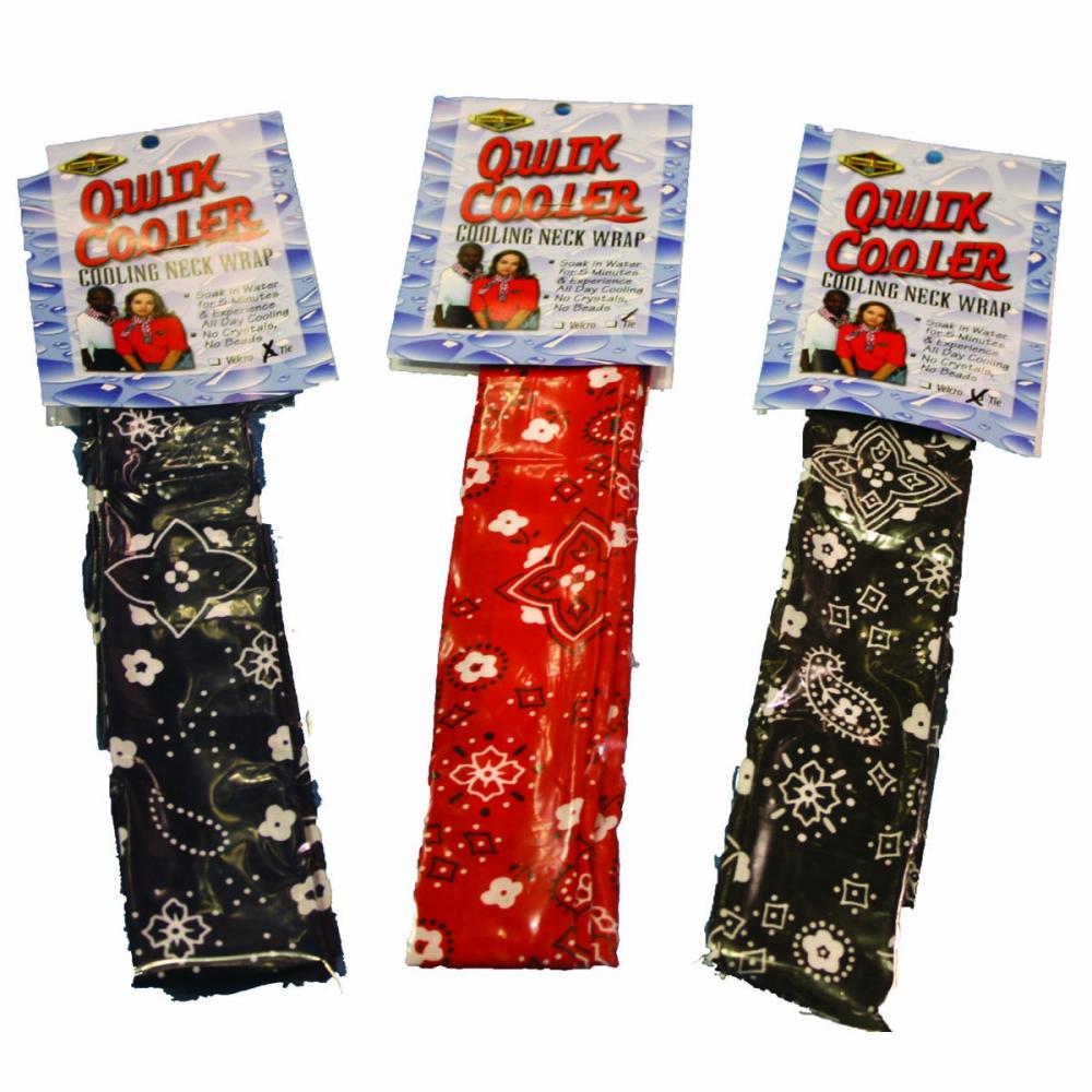 QWIK COOLER TIE -  ASSORTED PRINTS/12 PK<span class=' ItemWarning' style='display:block;'>Item is usually in stock, but we&#39;ll be in touch if there&#39;s a problem<br /></span>