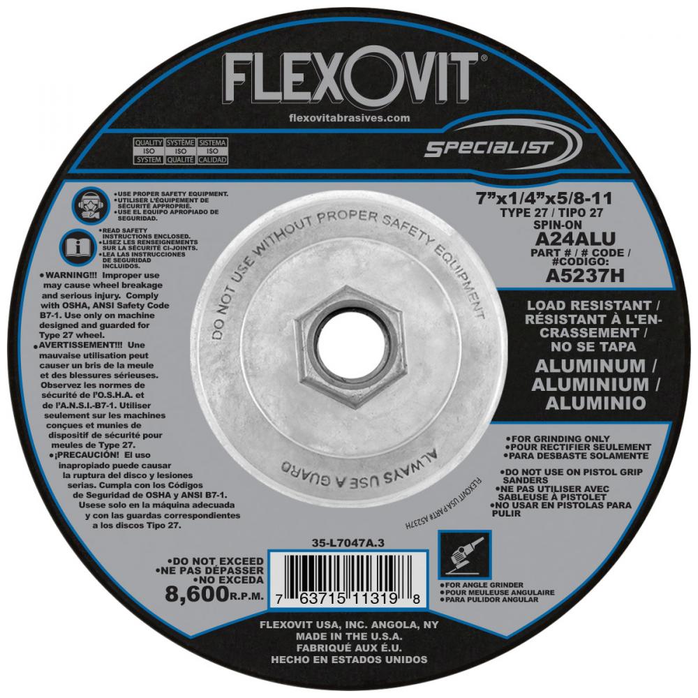 DEPRESSED CENTER GRINDING WHEEL<span class=' ItemWarning' style='display:block;'>Item is usually in stock, but we&#39;ll be in touch if there&#39;s a problem<br /></span>