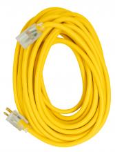 Southwire 1688SW0002 - EXTCORD, 12/3 SJEOOW 50' YELLOW LE PS