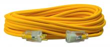 Southwire 1489SW0002 - EXTCORD, 14/3 SJEOOW 100' YELLOW LE PS