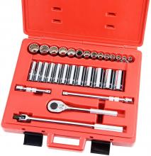 Proto J54126 - Proto(R) 1/2" DR 30 Piece Socket Set- 12 Point