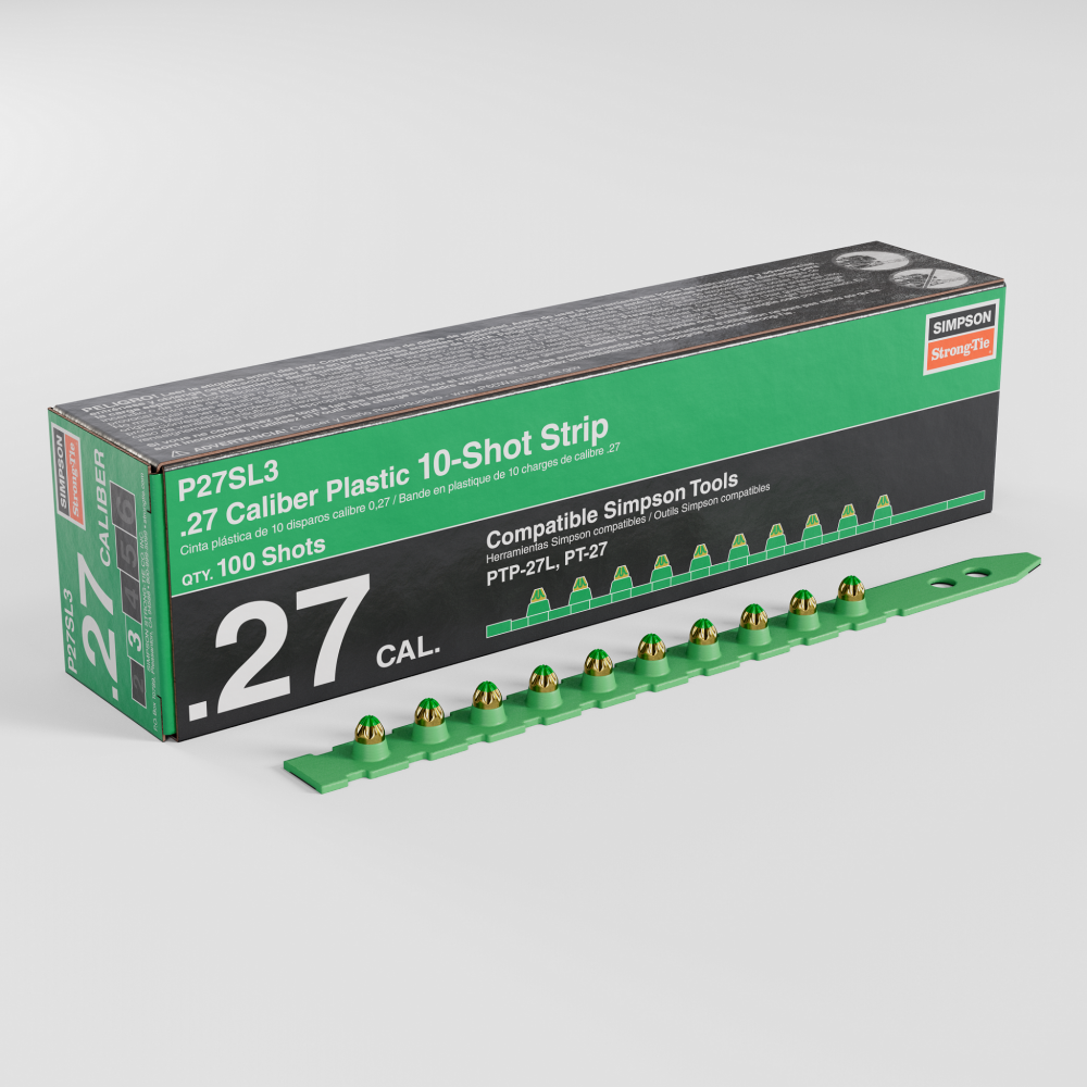 P27SL 0.27-Caliber Plastic, 10-Shot Strip Load, Green (100-Qty)<span class=' ItemWarning' style='display:block;'>Item is usually in stock, but we&#39;ll be in touch if there&#39;s a problem<br /></span>