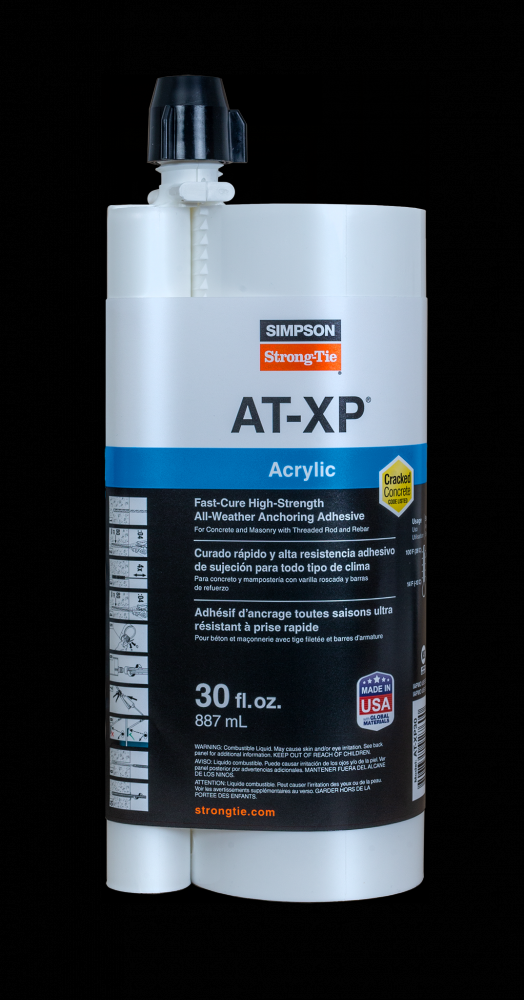 AT-XP® 30-oz. High-Strength Acrylic Anchoring Adhesive Cartridge w/ Nozzle<span class=' ItemWarning' style='display:block;'>Item is usually in stock, but we&#39;ll be in touch if there&#39;s a problem<br /></span>