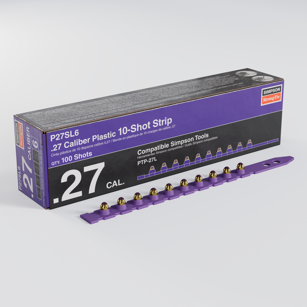 P27SL 0.27-Caliber Plastic, 10-Shot Strip Load, Purple (100-Qty)<span class=' ItemWarning' style='display:block;'>Item is usually in stock, but we&#39;ll be in touch if there&#39;s a problem<br /></span>