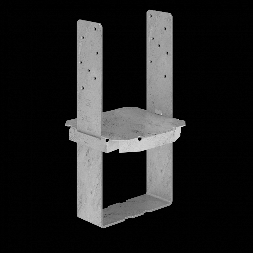 CBSQ Hot-Dip Galvanized Standoff Column Base for 8x8 with SDS Screws<span class=' ItemWarning' style='display:block;'>Item is usually in stock, but we&#39;ll be in touch if there&#39;s a problem<br /></span>