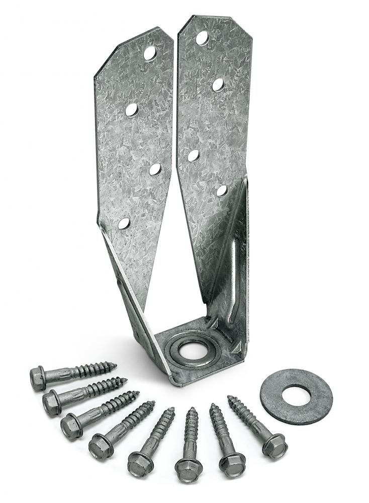 DTT™ ZMAX® Galvanized Deck Tension Tie for 2x with 2-1/2 in. SDS Screws<span class=' ItemWarning' style='display:block;'>Item is usually in stock, but we&#39;ll be in touch if there&#39;s a problem<br /></span>