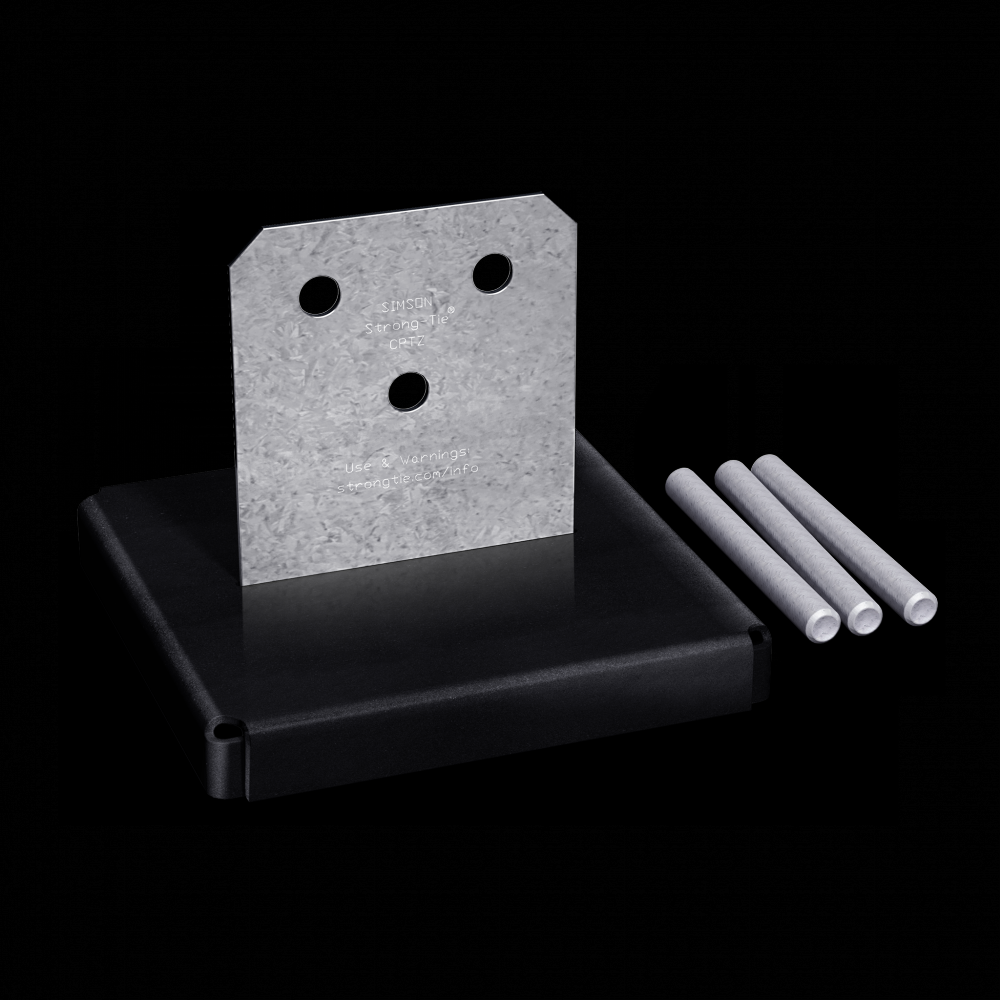 CPTZ™ ZMAX® Galvanized Concealed Post Base for 8x8<span class=' ItemWarning' style='display:block;'>Item is usually in stock, but we&#39;ll be in touch if there&#39;s a problem<br /></span>