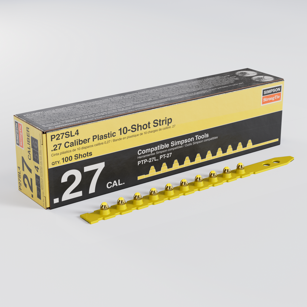 P27SL 0.27-Caliber Plastic, 10-Shot Strip Load, Yellow (100-Qty)<span class=' ItemWarning' style='display:block;'>Item is usually in stock, but we&#39;ll be in touch if there&#39;s a problem<br /></span>