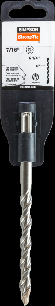 7/16 in. x 6-1/4 in. SDS-plus® Shank Drill Bit<span class=' ItemWarning' style='display:block;'>Item is usually in stock, but we&#39;ll be in touch if there&#39;s a problem<br /></span>