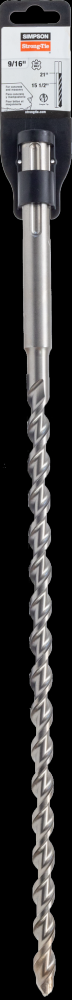 9/16 in. x 21 in. SDS-max® Shank Drill Bit<span class=' ItemWarning' style='display:block;'>Item is usually in stock, but we&#39;ll be in touch if there&#39;s a problem<br /></span>