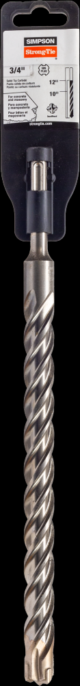 3/4 in. x 12 in. SDS-plus® Quad-Head Shank Drill Bit<span class=' ItemWarning' style='display:block;'>Item is usually in stock, but we&#39;ll be in touch if there&#39;s a problem<br /></span>