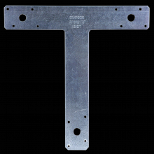 Simpson Strong-Tie 1212T - 12 in. x 12 in. 14-Gauge Galvanized T Strap