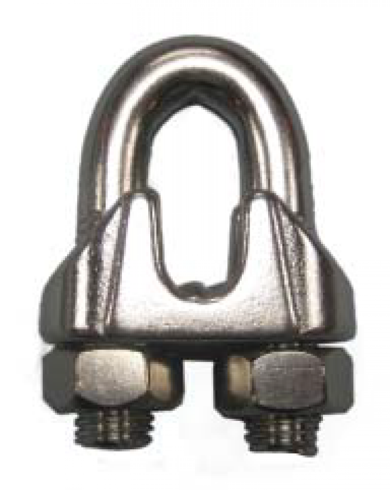 Stainless Wire Rope Clips<span class=' ItemWarning' style='display:block;'>Item is usually in stock, but we&#39;ll be in touch if there&#39;s a problem<br /></span>