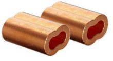 Vanguard Steel 2952 0016 - COPPER OVAL SLEEVES    1/4 "