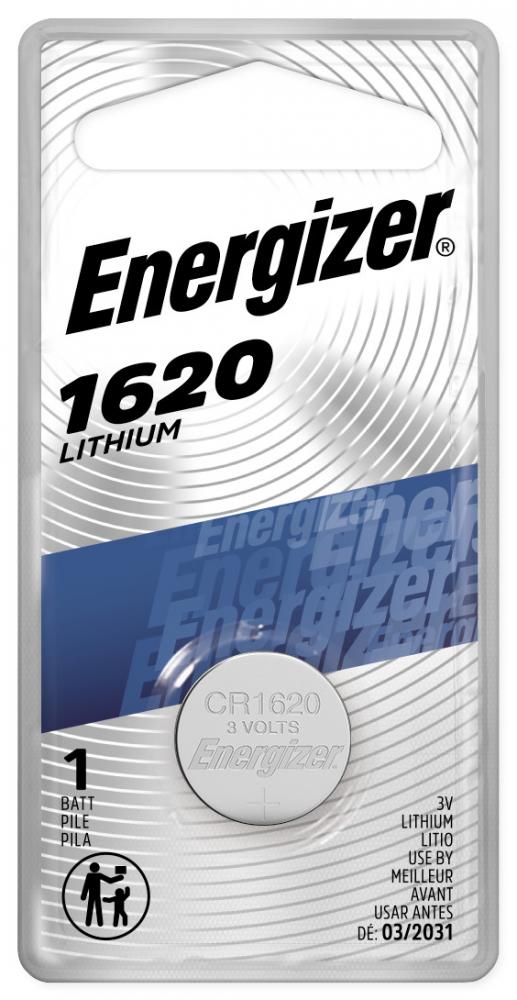 Energizer 1620 Lithium Coin Battery, 1 Pack<span class=' ItemWarning' style='display:block;'>Item is usually in stock, but we&#39;ll be in touch if there&#39;s a problem<br /></span>