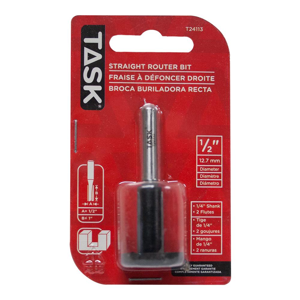 Straight 2-Flute 1/2&#34; x 1&#34; Carbide Ht. 1/4&#34; Shank Router Bit<span class=' ItemWarning' style='display:block;'>Item is usually in stock, but we&#39;ll be in touch if there&#39;s a problem<br /></span>