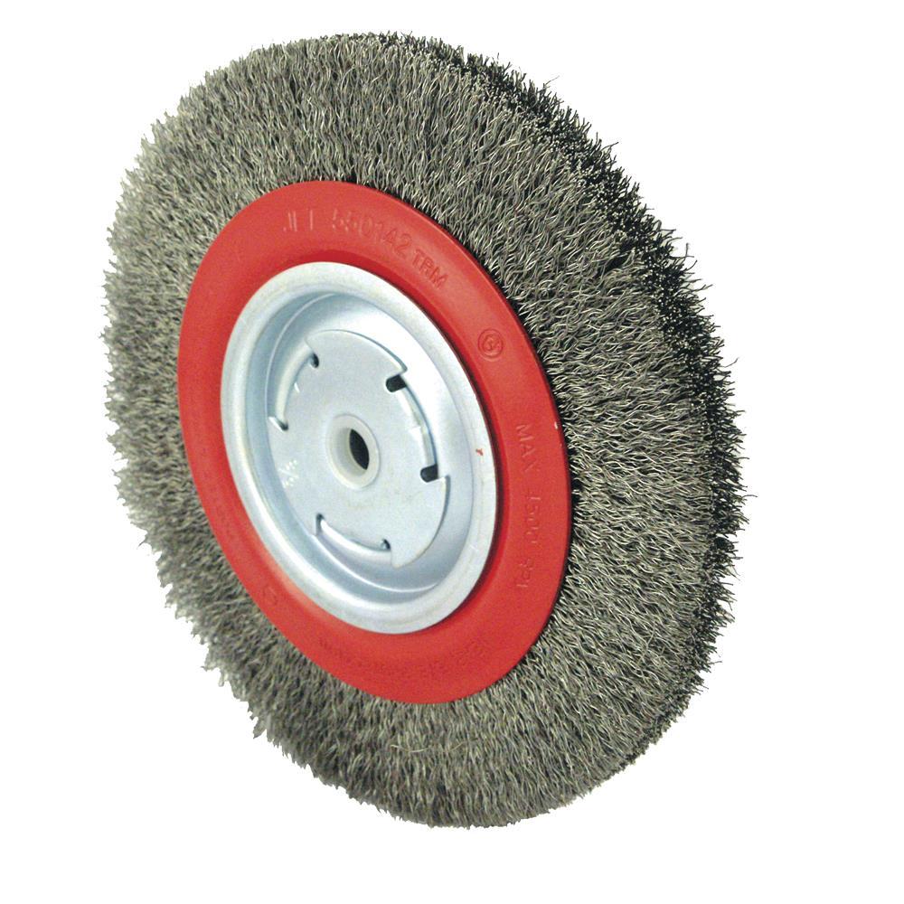 High Performance Crimped Wire Wheel Brushes for Bench Grinders<span class=' ItemWarning' style='display:block;'>Item is usually in stock, but we&#39;ll be in touch if there&#39;s a problem<br /></span>