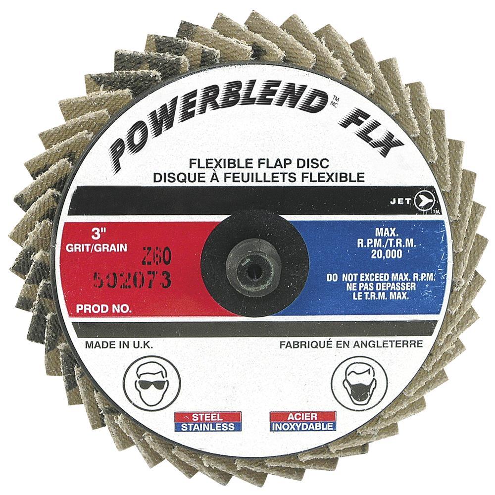 POWERBLEND FLX High Performance Roll-On Flap Discs for Die Grinders<span class=' ItemWarning' style='display:block;'>Item is usually in stock, but we&#39;ll be in touch if there&#39;s a problem<br /></span>