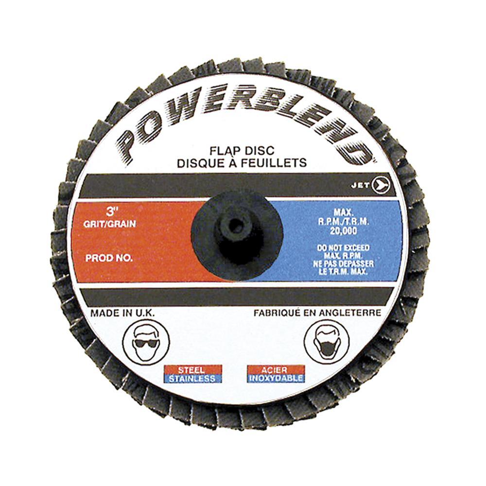 POWERBLEND High Performance Roll-On Flap Discs for Die Grinders<span class=' ItemWarning' style='display:block;'>Item is usually in stock, but we&#39;ll be in touch if there&#39;s a problem<br /></span>