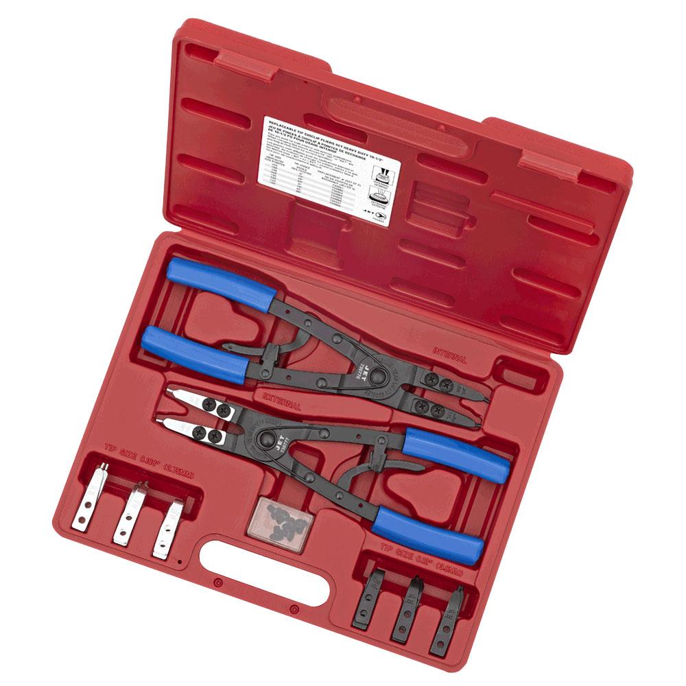 Heavy Duty Ratcheting Snap Ring Plier Set<span class=' ItemWarning' style='display:block;'>Item is usually in stock, but we&#39;ll be in touch if there&#39;s a problem<br /></span>