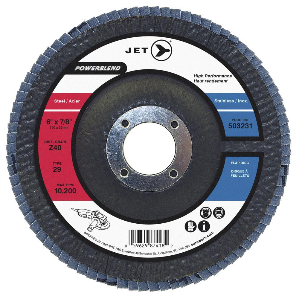 POWERBLEND High Performance Flap Discs for Angle Grinders<span class=' ItemWarning' style='display:block;'>Item is usually in stock, but we&#39;ll be in touch if there&#39;s a problem<br /></span>