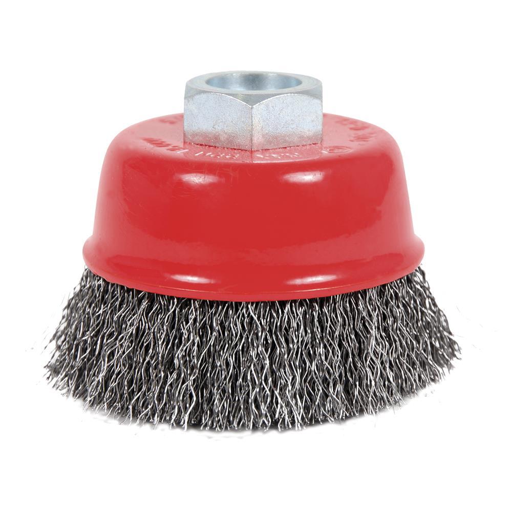 3-1/4 x 10mm Crimped Cup Brush<span class='Notice ItemWarning' style='display:block;'>Item has been discontinued<br /></span>