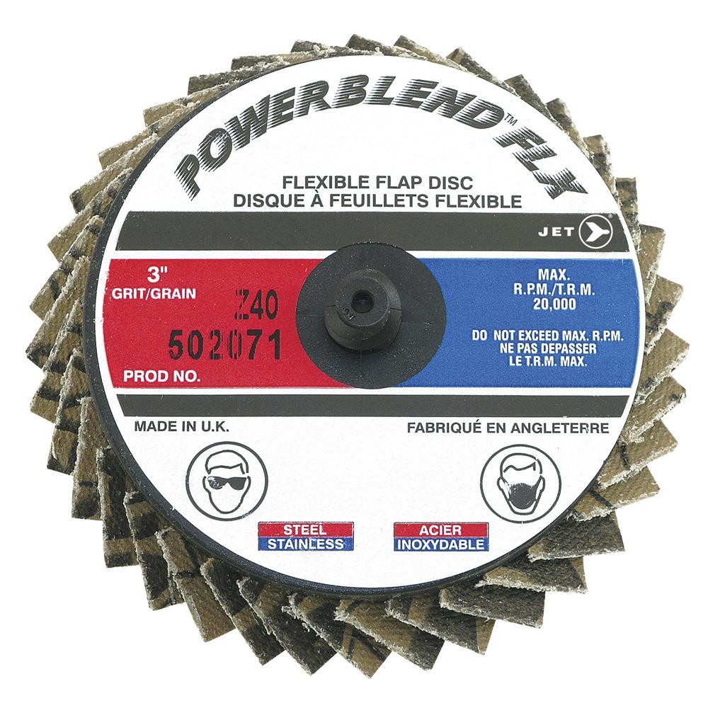 POWERBLEND FLX High Performance Roll-On Flap Discs for Die Grinders<span class=' ItemWarning' style='display:block;'>Item is usually in stock, but we&#39;ll be in touch if there&#39;s a problem<br /></span>