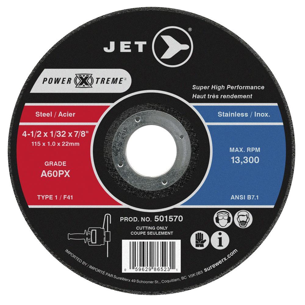 Power Xtreme Super High Performance Cut-Off Wheels for Angle Grinders<span class=' ItemWarning' style='display:block;'>Item is usually in stock, but we&#39;ll be in touch if there&#39;s a problem<br /></span>