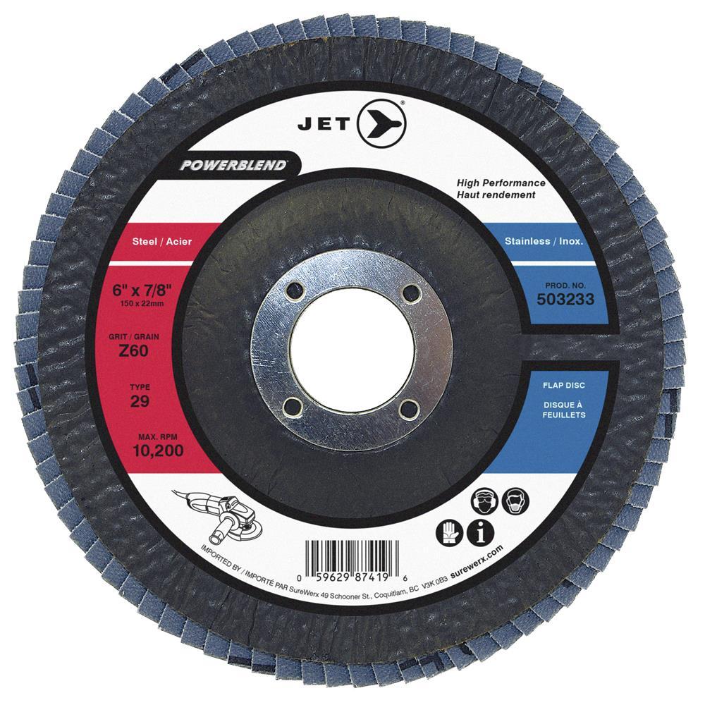 POWERBLEND High Performance Flap Discs for Angle Grinders<span class=' ItemWarning' style='display:block;'>Item is usually in stock, but we&#39;ll be in touch if there&#39;s a problem<br /></span>