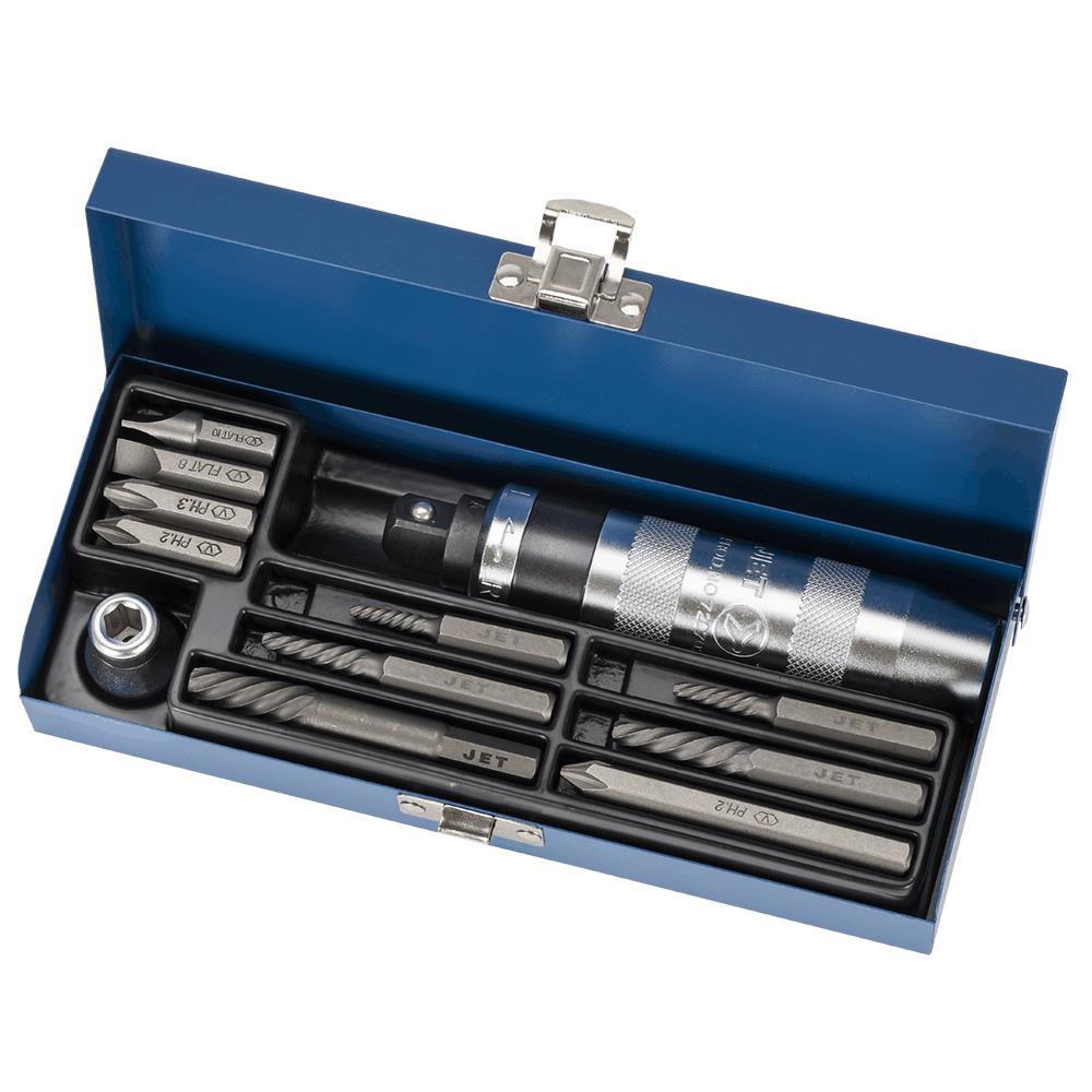 Deluxe Impact Driver Screw Extractor Set<span class=' ItemWarning' style='display:block;'>Item is usually in stock, but we&#39;ll be in touch if there&#39;s a problem<br /></span>