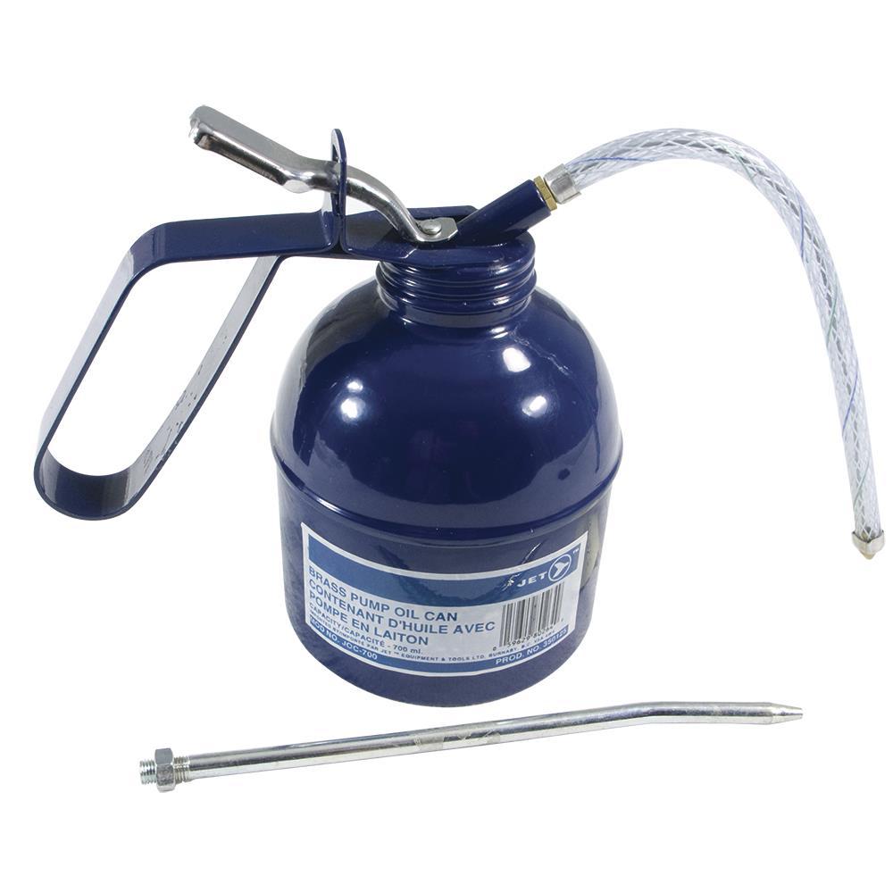 Brass Pump Oil Cans<span class=' ItemWarning' style='display:block;'>Item is usually in stock, but we&#39;ll be in touch if there&#39;s a problem<br /></span>