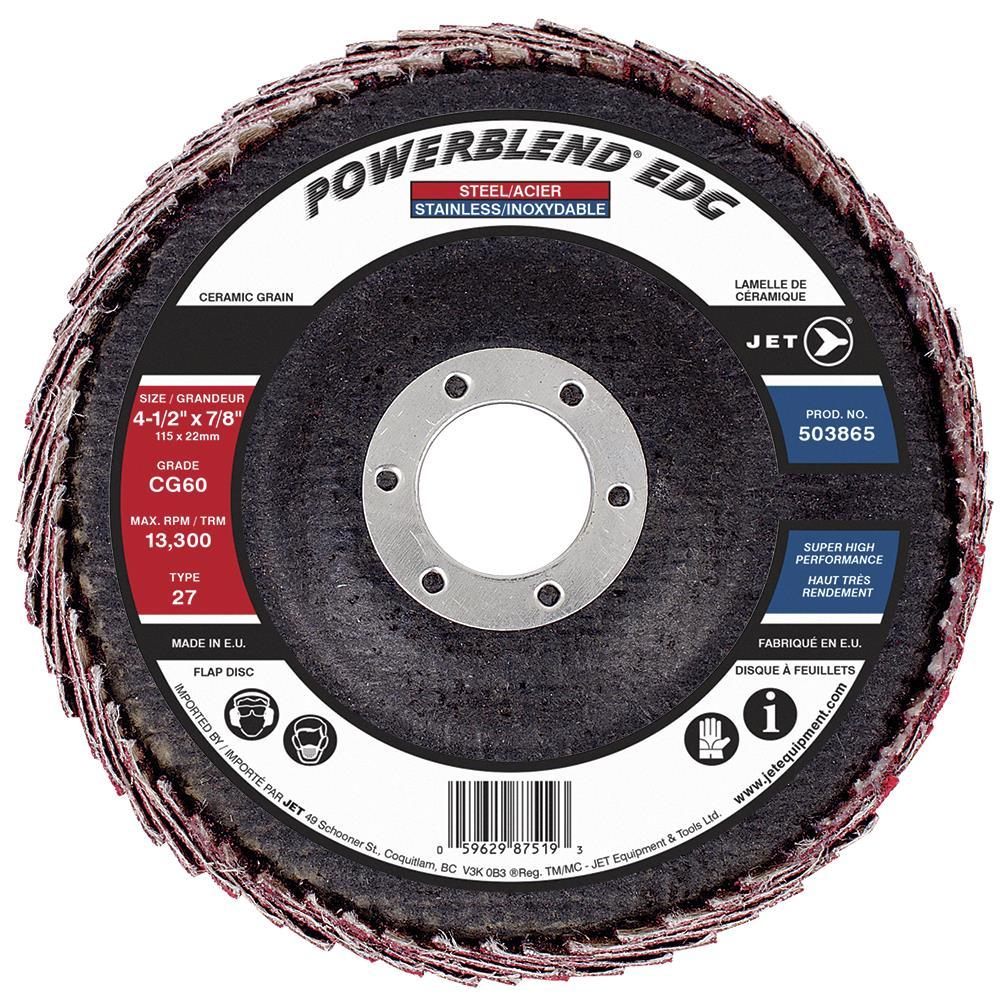 Power Blend Edg Super High Performance Curved Edge Flap Discs<span class=' ItemWarning' style='display:block;'>Item is usually in stock, but we&#39;ll be in touch if there&#39;s a problem<br /></span>