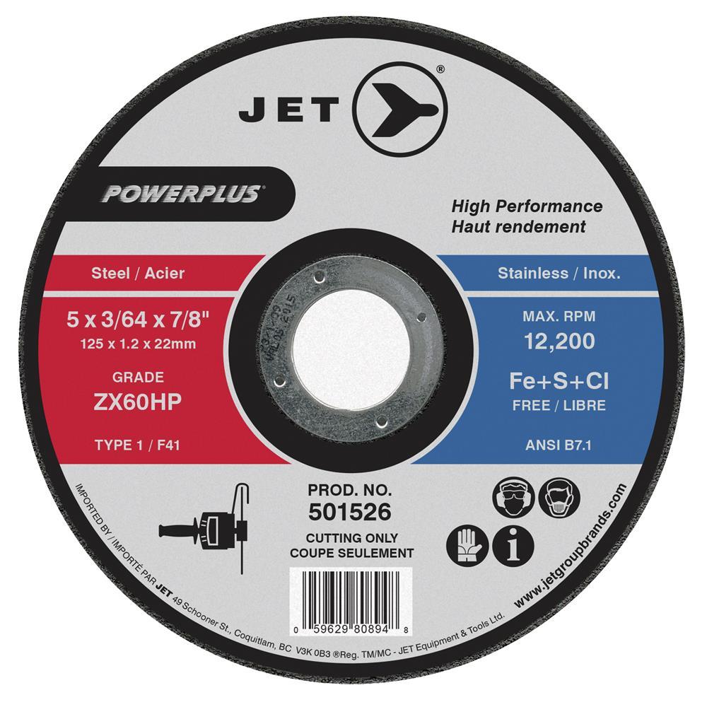 POWERPLUS High Performance Cut-Off Wheels for Angle Grinders<span class=' ItemWarning' style='display:block;'>Item is usually in stock, but we&#39;ll be in touch if there&#39;s a problem<br /></span>