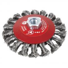 Jet - CA 554311 - Knot Twisted Conical Brushes for Angle Grinders