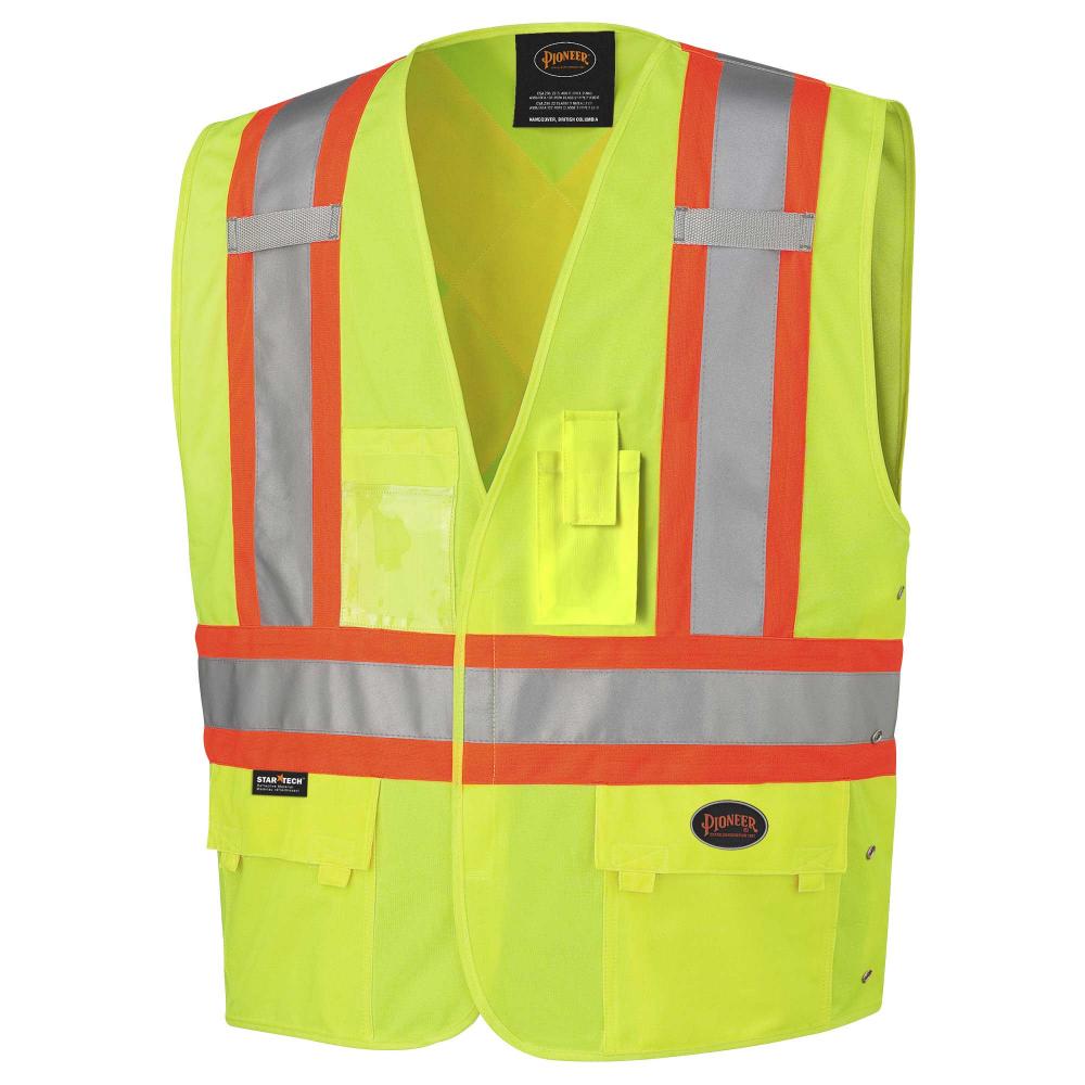 Hi-Vis Safety Vests with Adjustable Sides<span class=' ItemWarning' style='display:block;'>Item is usually in stock, but we&#39;ll be in touch if there&#39;s a problem<br /></span>