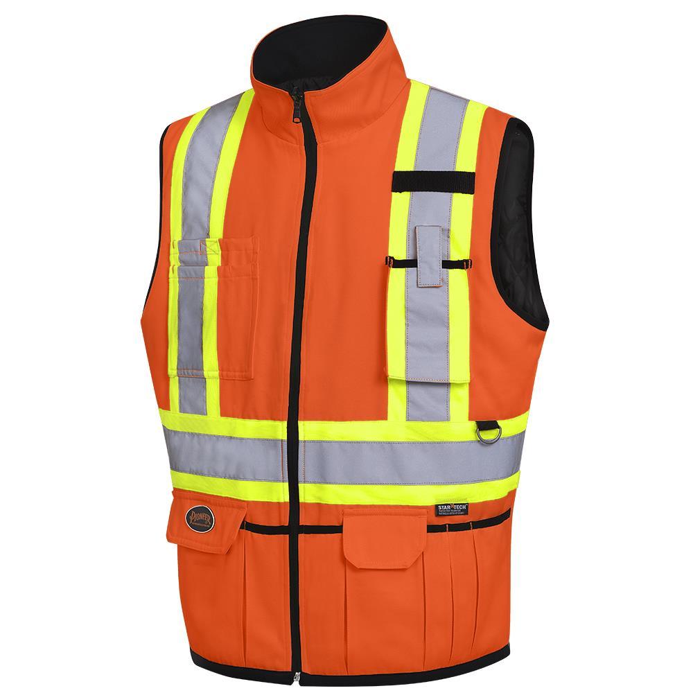 Hi-Vis Reversible Insulated Safety Vests<span class=' ItemWarning' style='display:block;'>Item is usually in stock, but we&#39;ll be in touch if there&#39;s a problem<br /></span>