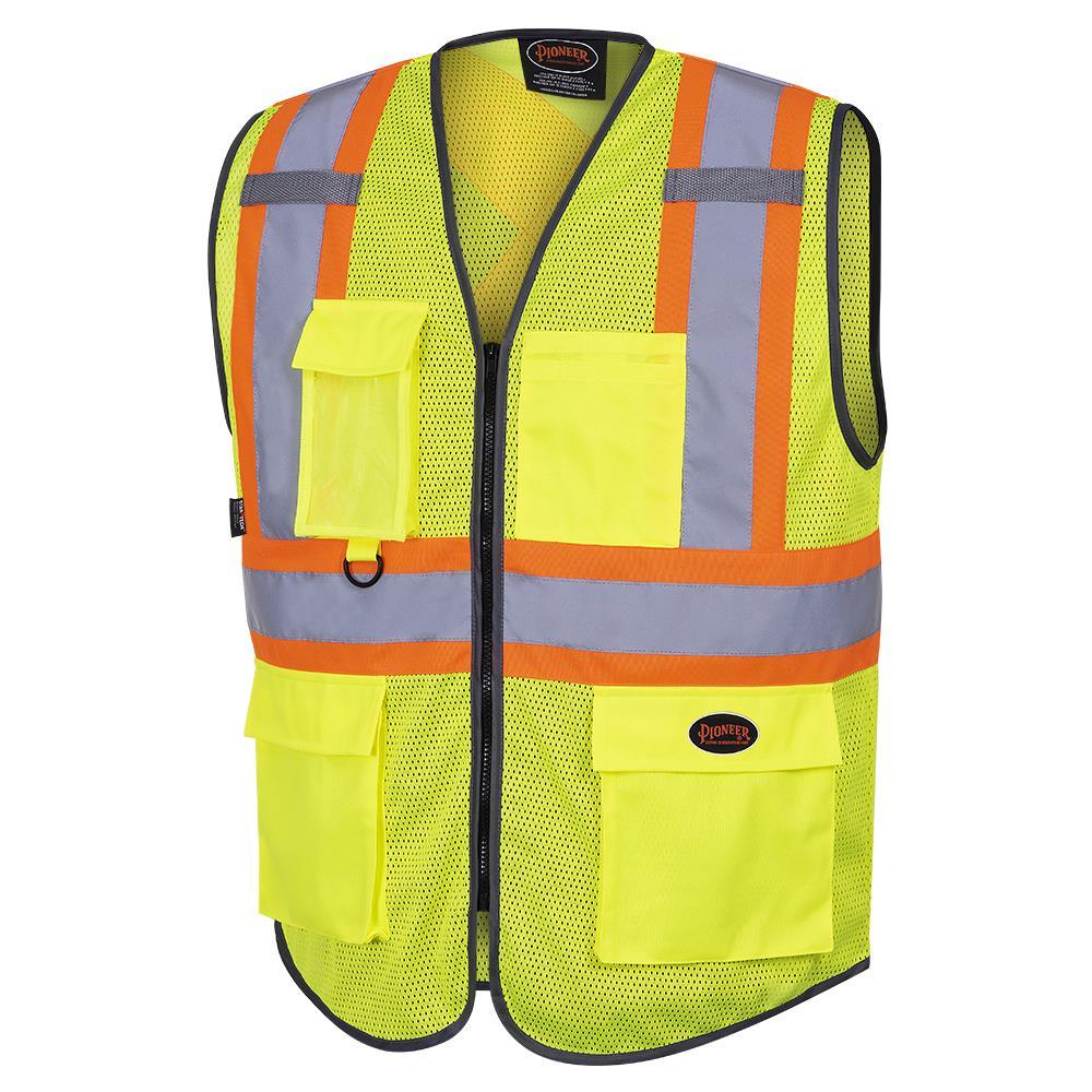 Zip Front Safety Vests - Multi Pockets<span class=' ItemWarning' style='display:block;'>Item is usually in stock, but we&#39;ll be in touch if there&#39;s a problem<br /></span>