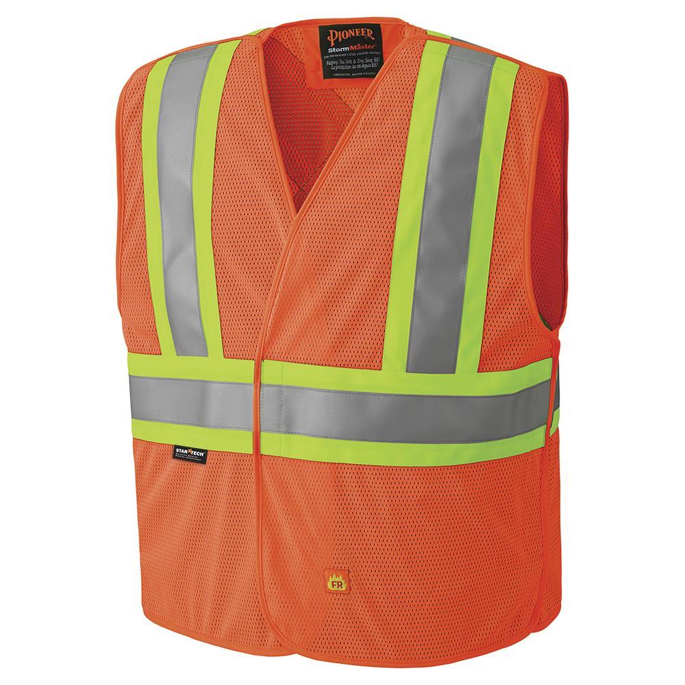 Hi-Vis Flame-Resistant Tear Away Safety Vest<span class=' ItemWarning' style='display:block;'>Item is usually in stock, but we&#39;ll be in touch if there&#39;s a problem<br /></span>