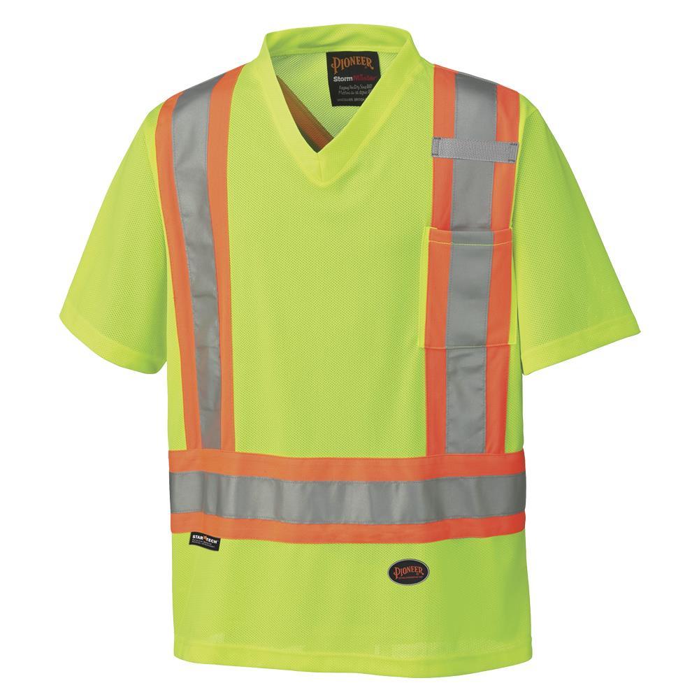 Hi-Vis Micro Mesh Safety T-Shirts<span class=' ItemWarning' style='display:block;'>Item is usually in stock, but we&#39;ll be in touch if there&#39;s a problem<br /></span>