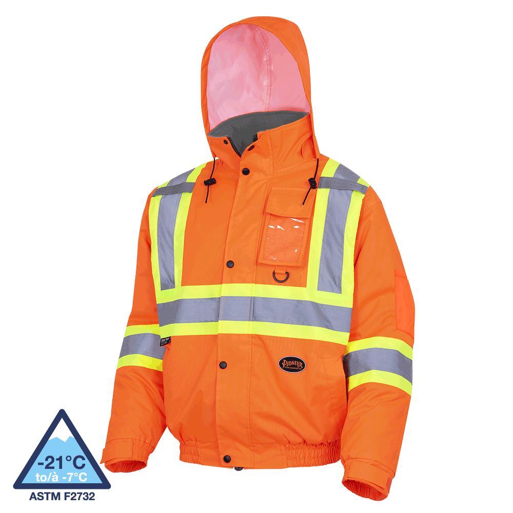 Waterproof Winter Quilted Safety Bombers - 300D Polyurethane Coated Oxford Polyester<span class=' ItemWarning' style='display:block;'>Item is usually in stock, but we&#39;ll be in touch if there&#39;s a problem<br /></span>