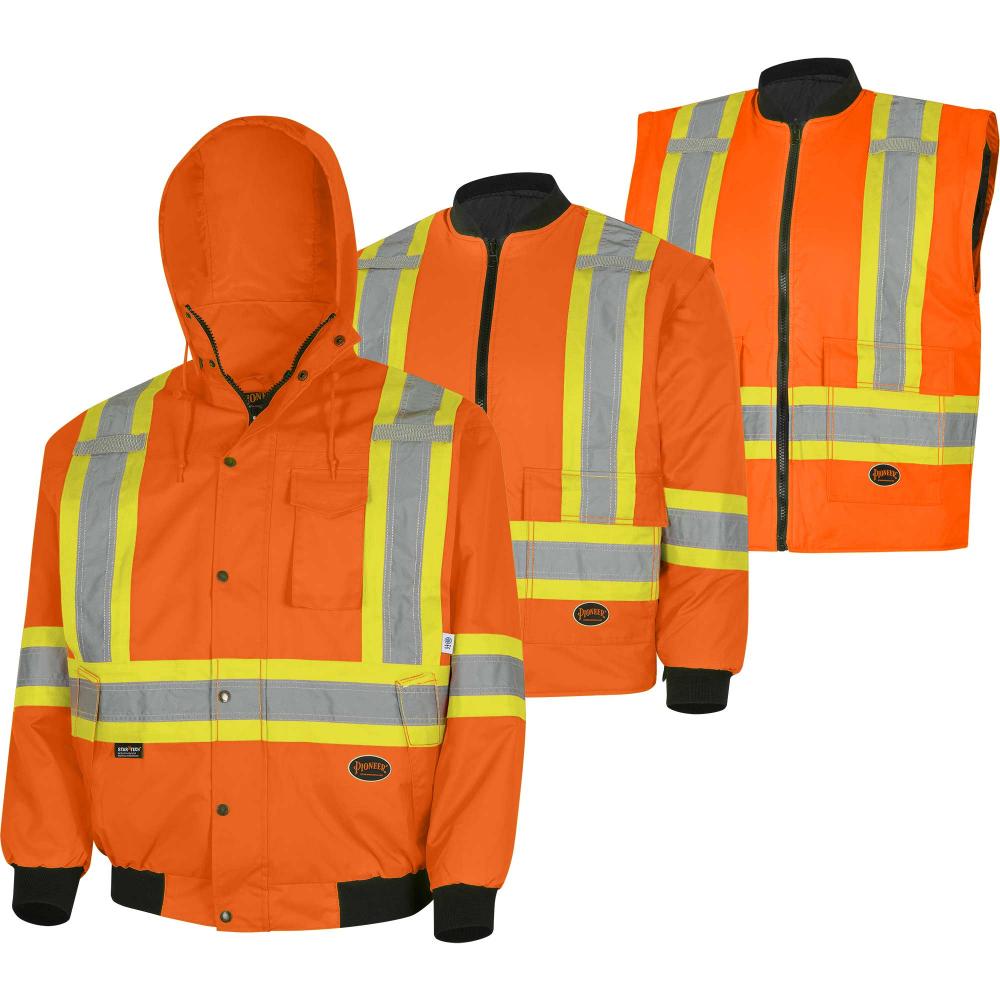 Waterproof 7-in-1 Safety Bomber Jackets<span class=' ItemWarning' style='display:block;'>Item is usually in stock, but we&#39;ll be in touch if there&#39;s a problem<br /></span>