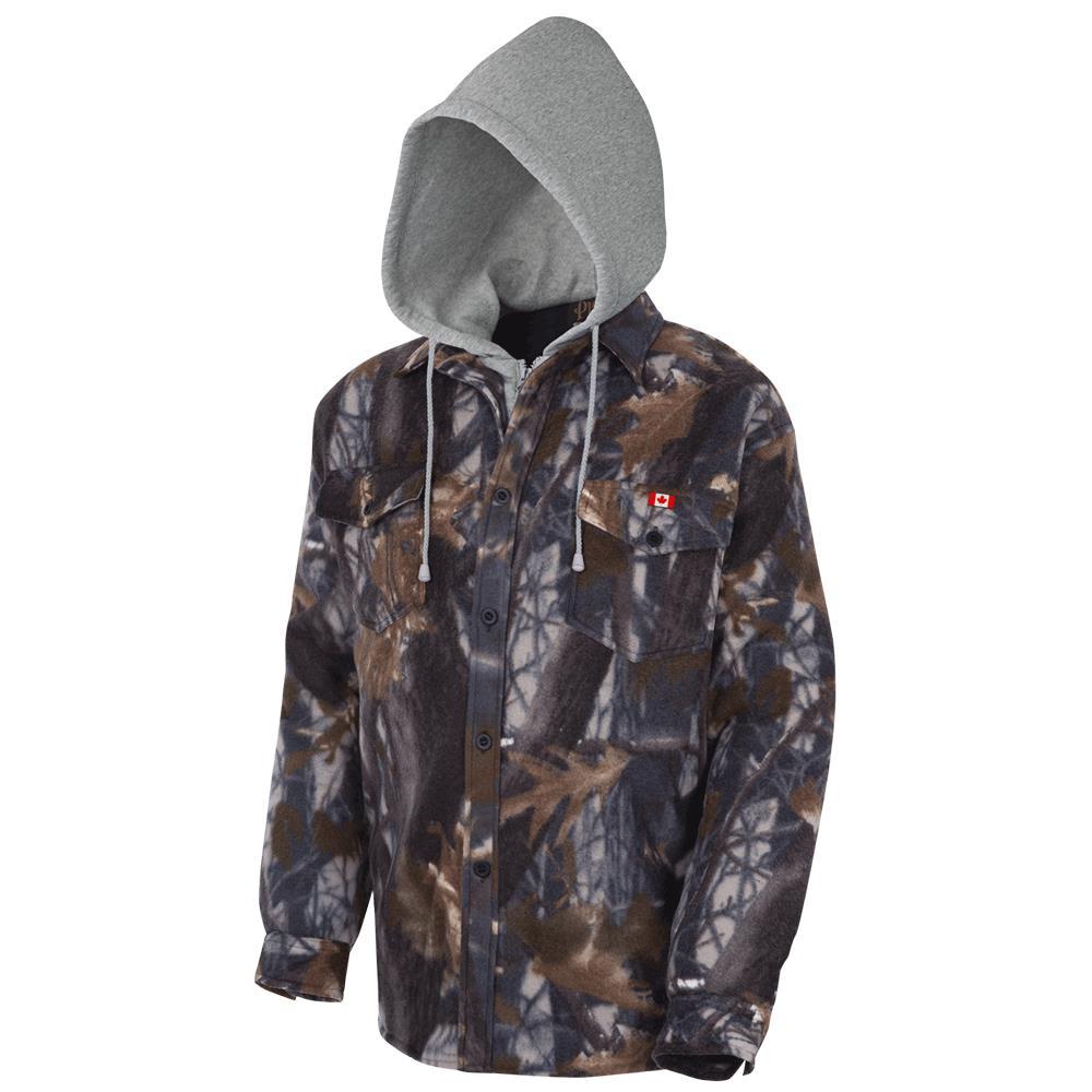 Quilted Polar Fleece Hooded Shirt<span class=' ItemWarning' style='display:block;'>Item is usually in stock, but we&#39;ll be in touch if there&#39;s a problem<br /></span>