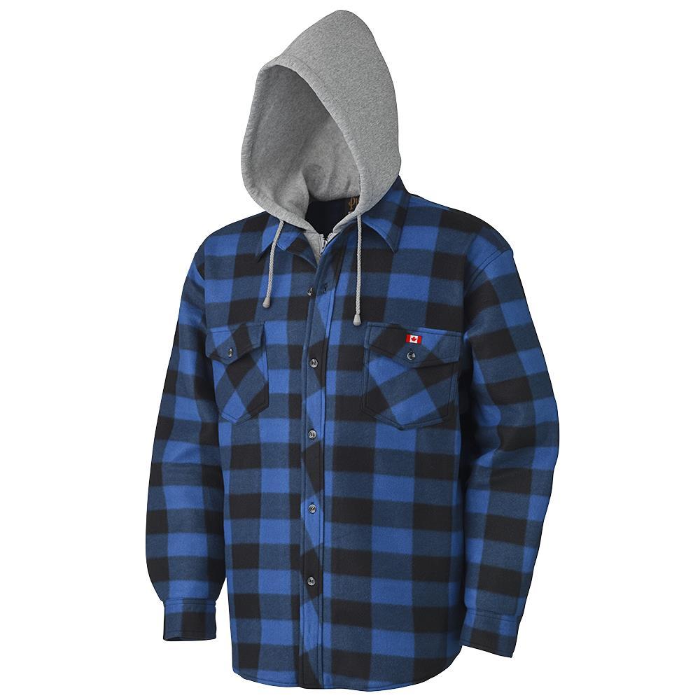 Quilted Polar Fleece Hooded Shirt<span class=' ItemWarning' style='display:block;'>Item is usually in stock, but we&#39;ll be in touch if there&#39;s a problem<br /></span>