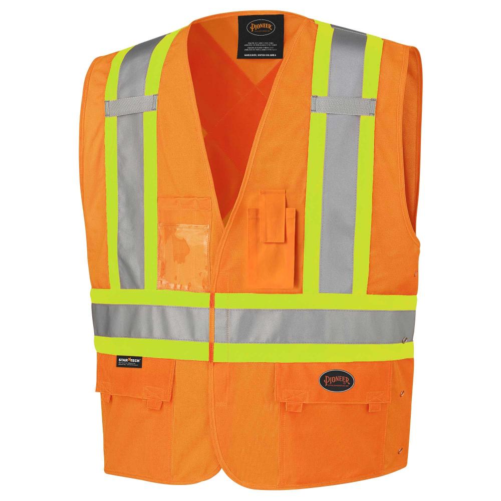 Hi-Vis Safety Vests with Adjustable Sides<span class=' ItemWarning' style='display:block;'>Item is usually in stock, but we&#39;ll be in touch if there&#39;s a problem<br /></span>